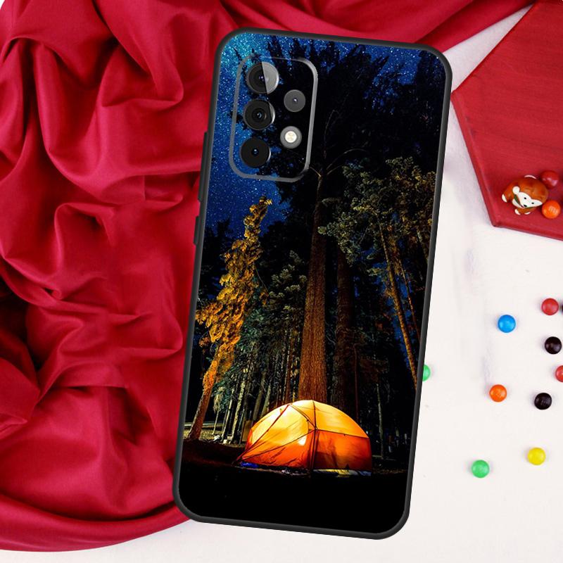 Кемпинг Природа Горы Для Samsung Galaxy A15 A55 A53 A33 A35 A22 A32 A52 A54 A34 A14 A56 A36 A26 A16 A05 A06 Чехол
