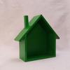 Wooden Storage Shelf Display Mounted Decor Small House Shaped Decorations