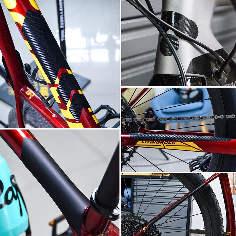 Bicycle Chain Protection Stickers Mountain Road Bike Care Chain Sticker MTB Cycling Frame Protective Film Anti-scratch Sticker