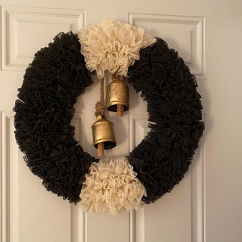 Handicrafts Shabby Chic-Country Style Rustic Metal Hanging Giant Cow Bells