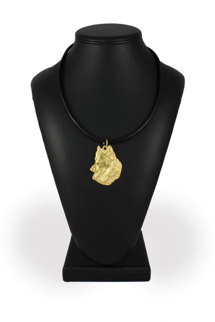 Belgian Shepherd Dog, Belgian Sheepdog - necklace with a dog in a gift box, gold-plated pendant for a dog lover, striking jewelry by Art-Dog
