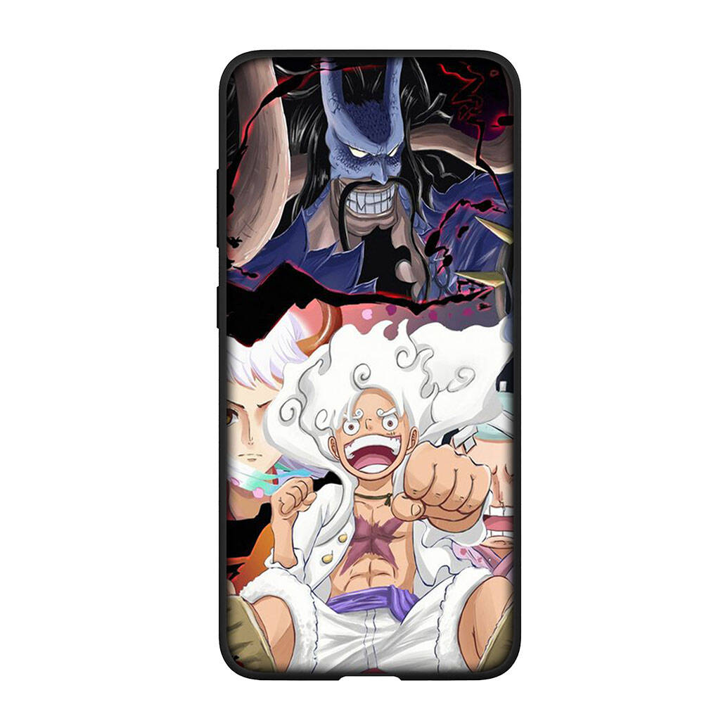 Для Samsung Galaxy S25 S24 S23 S22 Ultra FE Plus A37 A57 A56 A55 A06 A16 A15 A36 A26 A35 A05 A25 A54 A34 Чехол для телефона Луффи Gear 5 Аниме One Piece Обложка