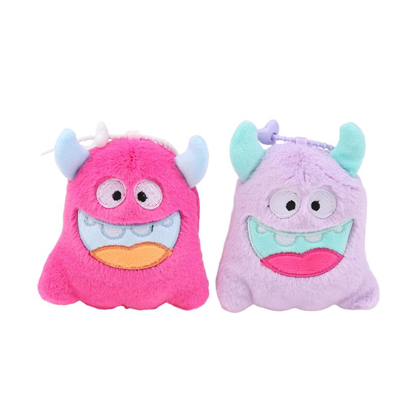 Kawaii мультфильм монстр плюшевый брелок милый плюшевый кукольный брелок рюкзак кулон сумка ключ подвесной декор пара праздничный подарок