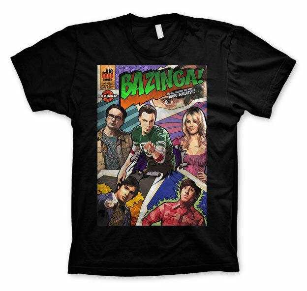 Officially Licensed TBBTBazinga Comic Cover 3XL4XL5XL Men's T-Shirt