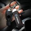 Автомобильный брелок в стиле карбона Микрофибра Кожаный брелок для Volvo Xc60 Xc90 V40 V60 S60 V50 V90 S80 C40 XC40 V70 XC70 C30