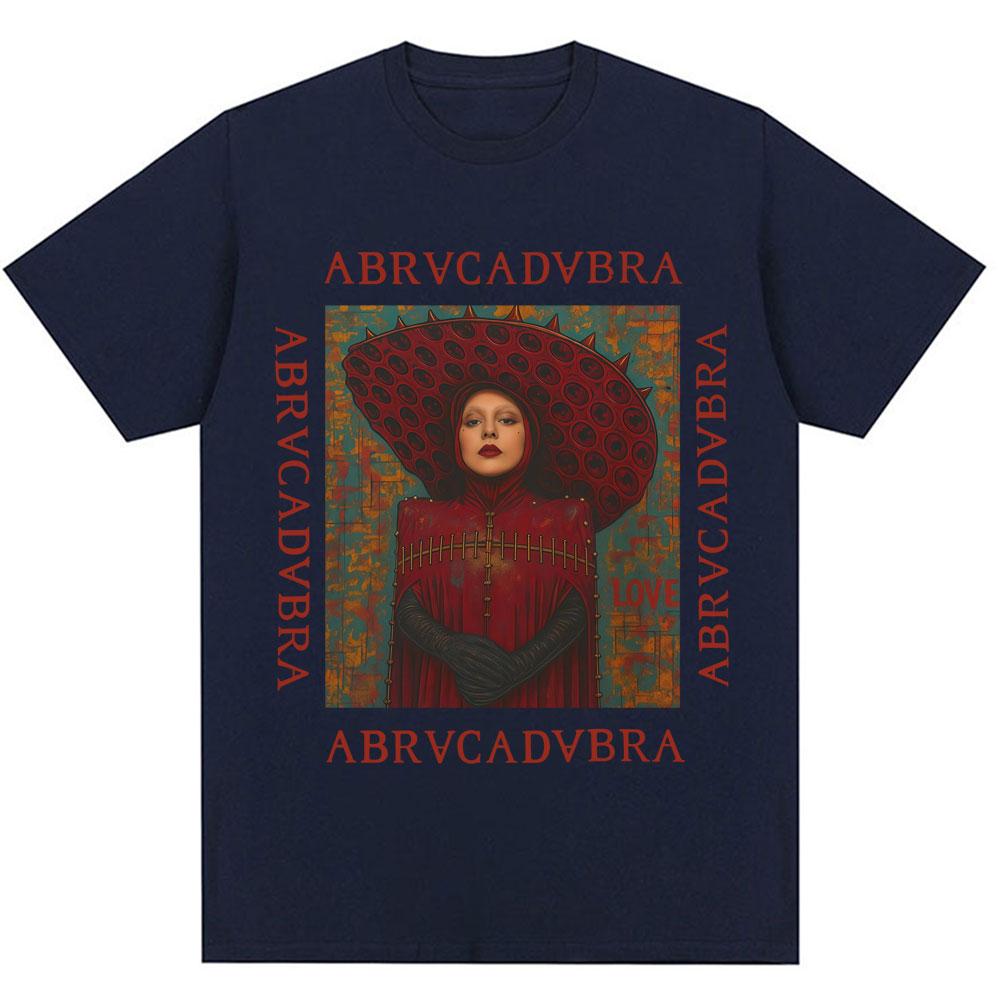 Леди Гага Mayhem Abracadabra Винтажный Стиль Футболка Мужская Женская Мода Короткий Рукав Оверсайз Хлопковая Футболка