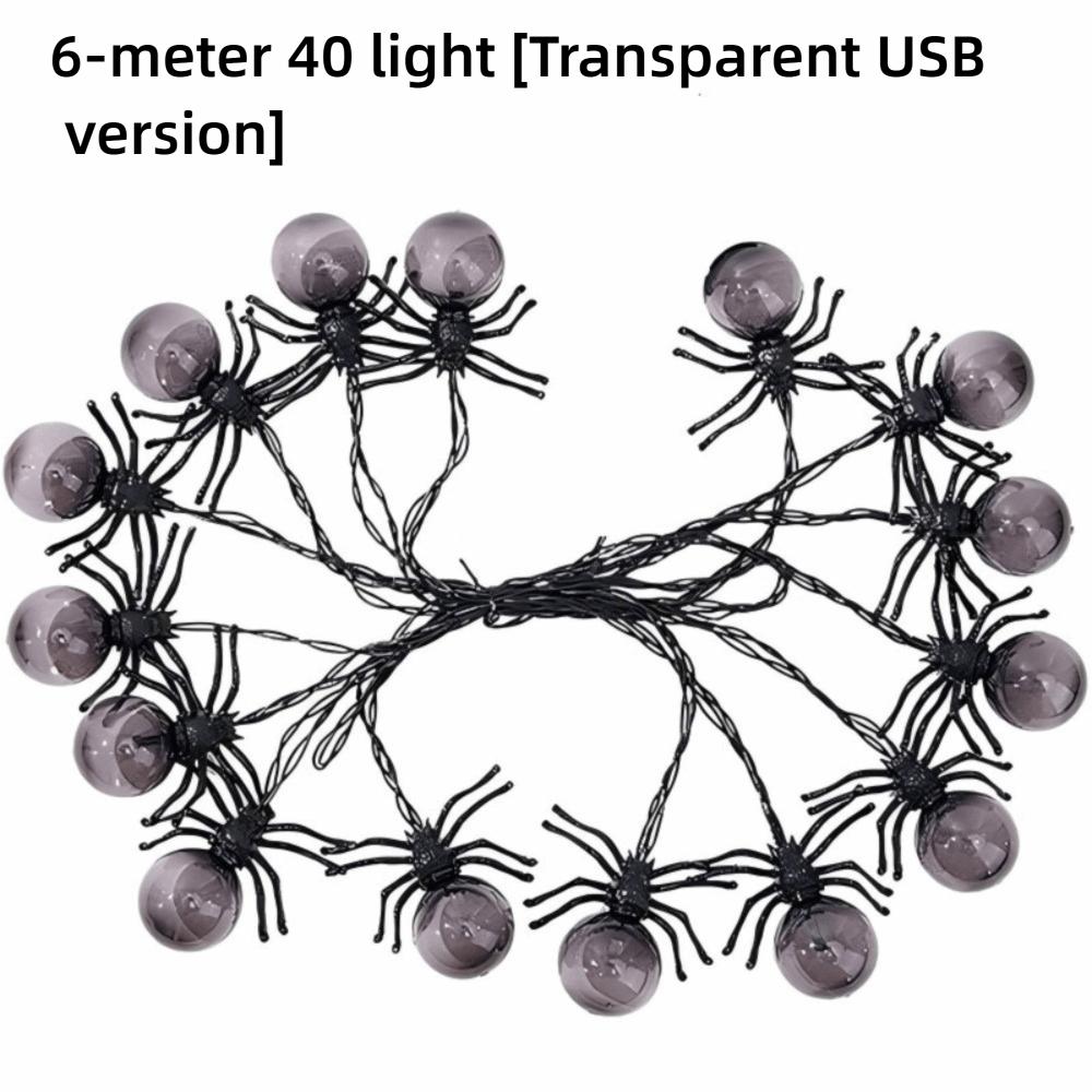 Halloween Themed LED Halloween String Lights Spider Shaped LED String Lights  Indoor Display