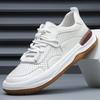 New Men's Shoes Summer Hollow Leather Breathable Crooked Clown Shoes Trend Versatile Casual White Shoes Men's Board Shoes