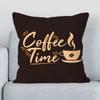 Luxury Home Decor Pillow Cover Living Room Sofa Cushion Cover Coffee Time Afternoon Tea Pattern Cushion Cover