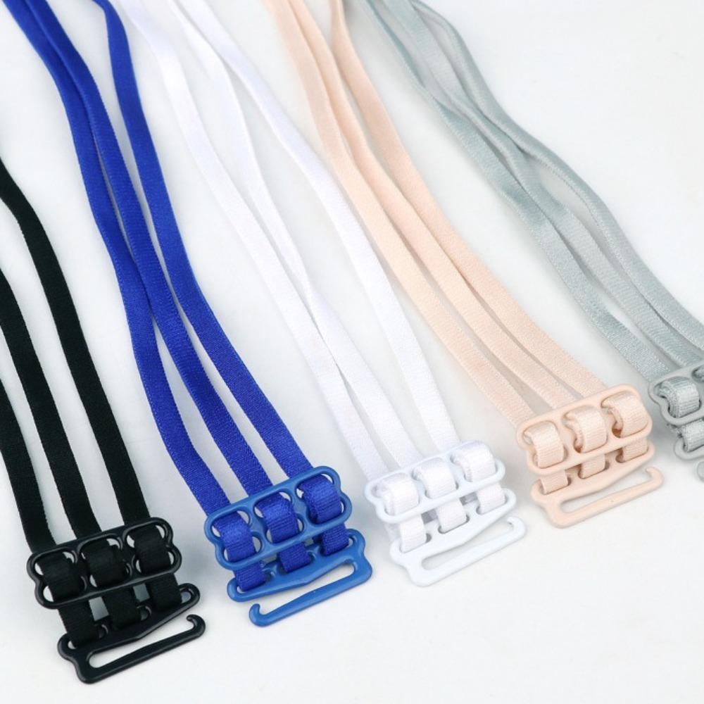 1pair Three Rows Shoulder Straps Adjustable Underwear Straps Intimates Accessories Bra Strap Women