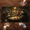 Raccoon Magic Mouse Pad The Magic Gathering Playmat 24"X14" MTG TCG Office Desk Mat for Work Game PC Laptop Rug Carpet MousePad