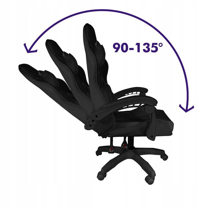 Fg-Prs-M-010 Fotel Gamingowy Prestige, Welur, Biurowy, Masaż, Game Extreme