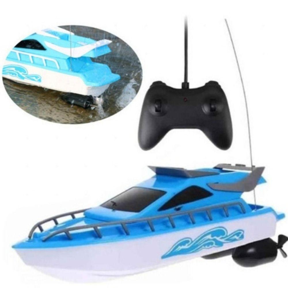 High Speed Electronic Boat Water Play RC Boat Kids Toy Remote Control Speedboat Pools Lakes
