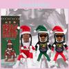 Unique Snoop On A Stoop Hip Hop Lovers Christmas Elf Doll Decoration In Colorful Styles