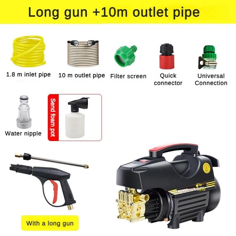220 В бытовая машина для уборки, подключаемая к розетке, портативный водяной пистолет высокого давления, моечная машина высокого давления для автомобилей