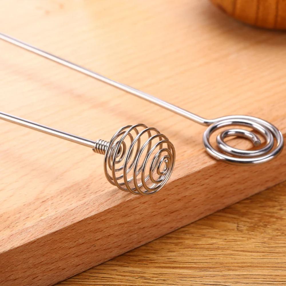 Double-headed Honey Dipper Sticks Stainless Steel Honey Stirrer Household Metal Mixing Spoon Jam