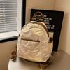Пуховый рюкзак женский новая мода легкая роскошь повседневный рюкзак простой универсальный большая вместимость хлопковая одежда женская сумка