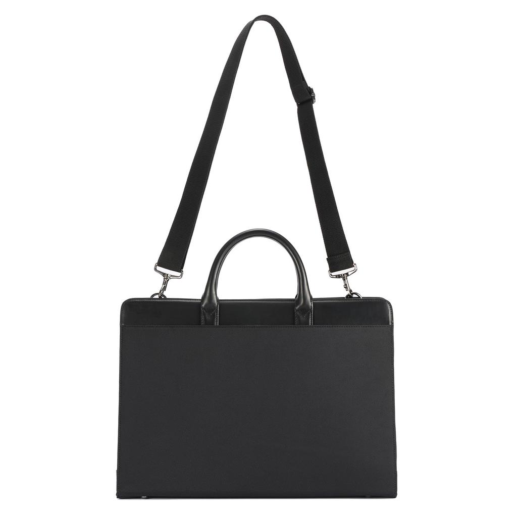 Деловая сумка портфель большой вместимости устойчивая командировка формат А4 хранение 2WAY спецификация сумка для поездок на работу сумка для собеседований черная [Ace Gene] мужская