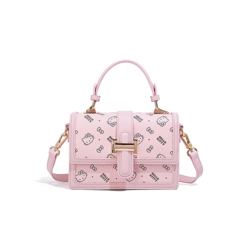 New Sanrio HelloKitty Hello Kitty PU Shoulder Bag, Crossbody Bag, Handbag Women's Pink SHHF41504