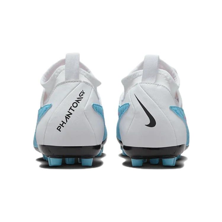 Nike Phantom GX Academy DF AG Artificial Grass Football Boots Kids Sneaker White Blue DV3069-446
