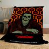 1pc The Shining Outdoor Flannel Blanket Soft Plush Decor for Picnics, camping,Bedroom, Playroom, or Lunch Break, Perfect Gift