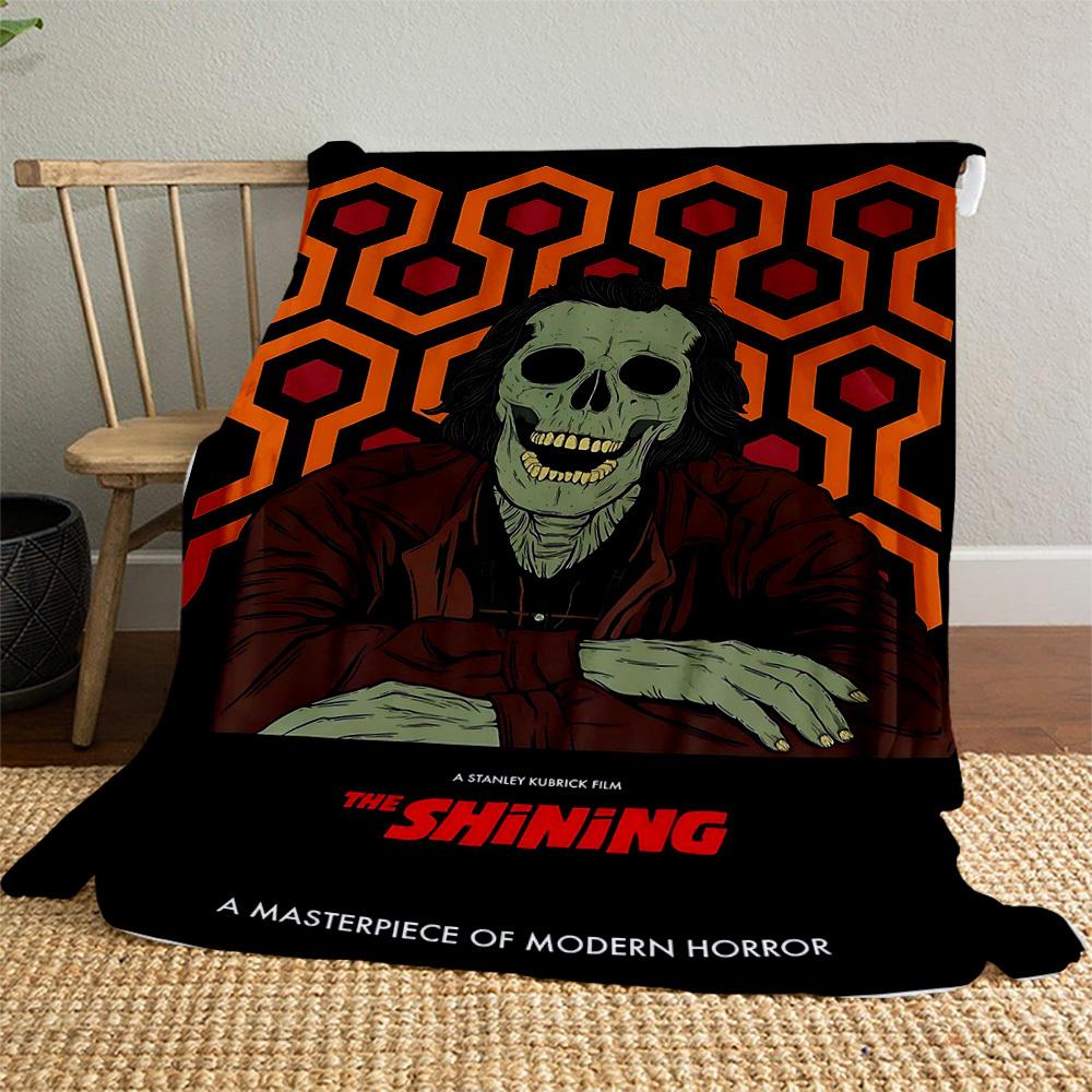1pc The Shining Outdoor Flannel Blanket Soft Plush Decor for Picnics, camping,Bedroom, Playroom, or Lunch Break, Perfect Gift