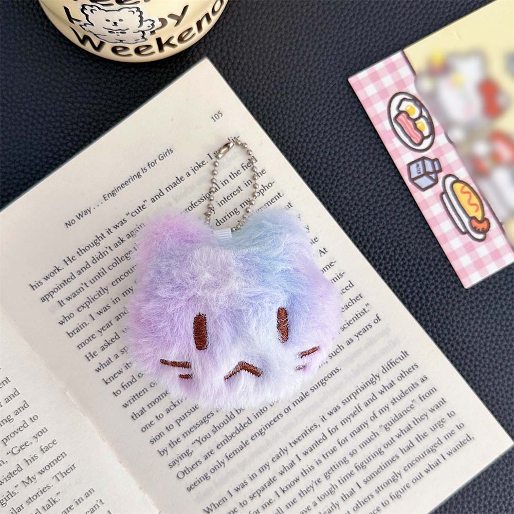 Backpack Decor Cat Plush Keyring Korean Style Plush Doll Pendant Cat Doll Plush Keychain  Unisex