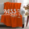 92A-AperolS-ES S-SpritzS-ES Плед с логотипом Супер Уютный Плюшевый Гостиная Диван Диванчик Детские Подарки на День Рождения