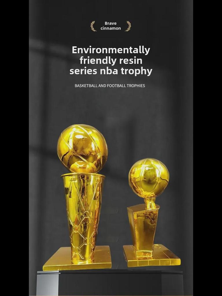 Трофей чемпиона НБА: Баскетбольные сувениры Кубка О'Брайена с изображением Карри, Коби и Джеймса