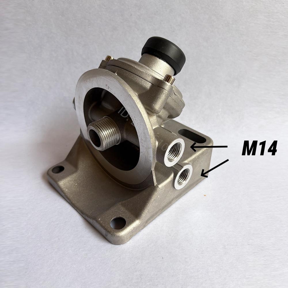 Fuel Filter Seat PL420 FS19816 612630081335 Aluminium Seat M14/M16/M18 Fuel Water Separator Filter Base