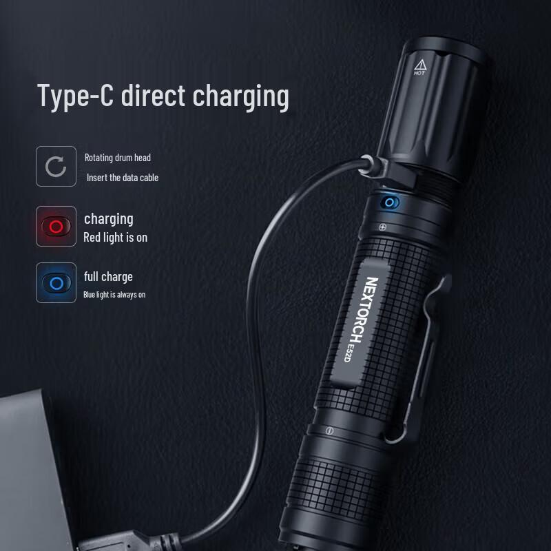 Перезаряжаемый тактический фонарь NEXTORCH E52D