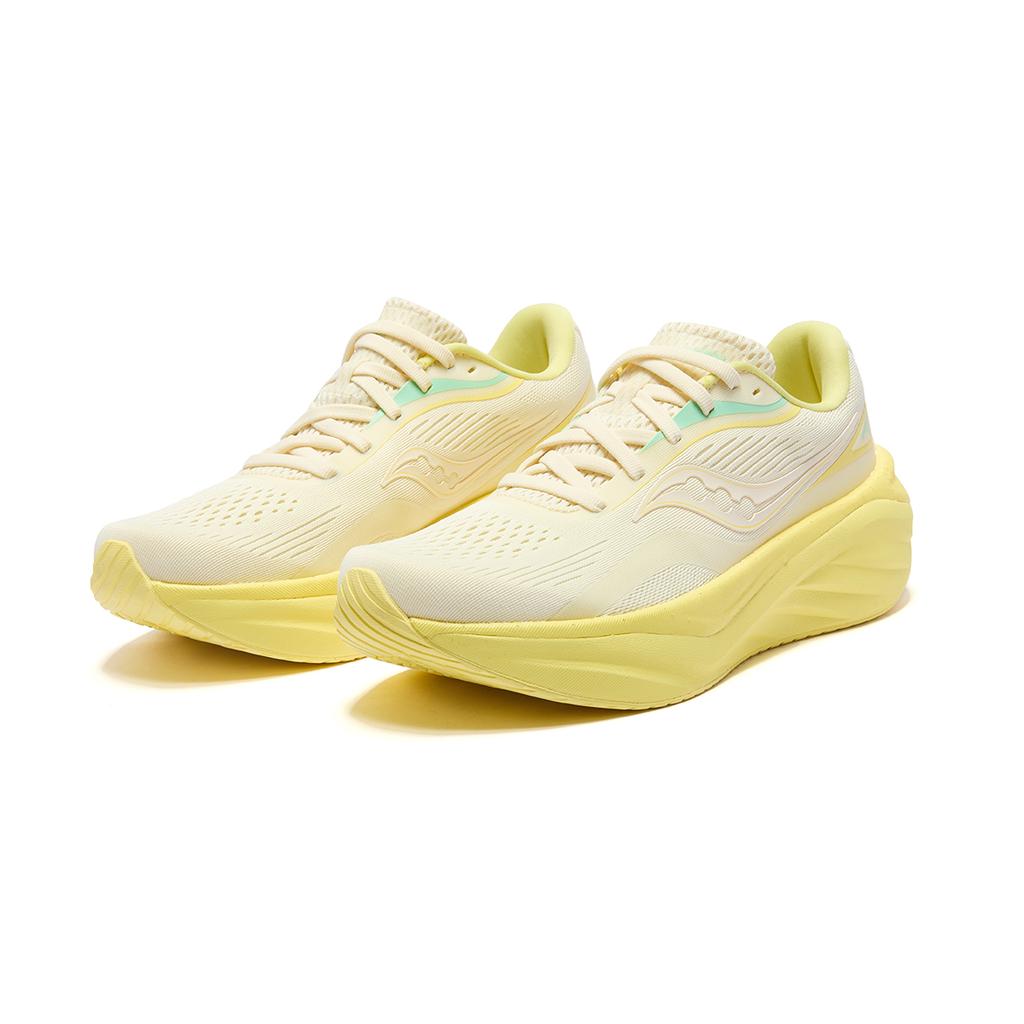 SAUCONY PHOENIX INFERNO 4 Low Top Running Shoes Women's Beige Yellow Saucony S18242-3