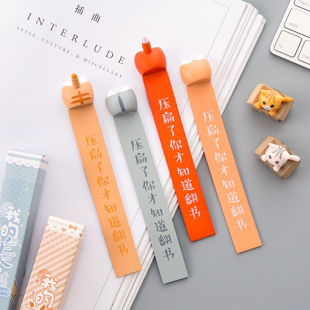 1PC Gift Dog DIY School Supplies Book Markers Cartoon Animal Style Ass Bookmarks