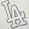 MLB Толстовки Los Angeles Dodgers Унисекс Цвет Слоновой Кости Белый Круглый Вырез Средней Плотности 3AMTB0431-07IVS