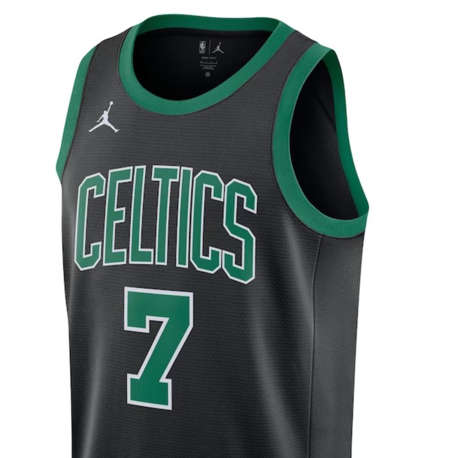 Jordan Джерси НБА с буквенно-цифровым принтом, Fan Edition 2022-2023, мужские топы Boston Celtics, зеленые DO9519-011