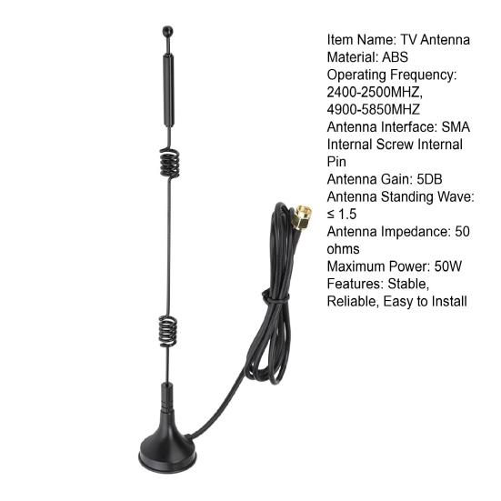 ТВ Антенна Двойной Сигнал Широкий Диапазон Спираль Стабильный Высокий Коэффициент Усиления Легко установить