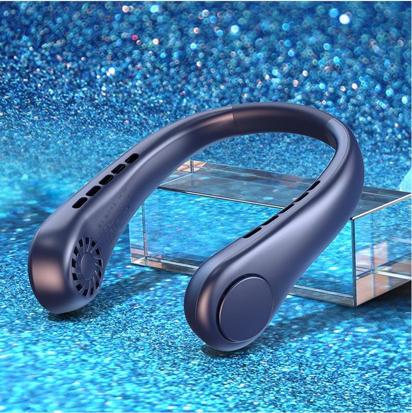 Мини-вентилятор для шеи Портативный безлопастной подвесной шейный перезаряжаемый воздушный охладитель Мини-летний спортивный вентилятор