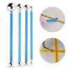 4PCS Stainless Steel Polymer Clay Tools Sculpture Tool Toy Molding Balls Sticks Non Slip
