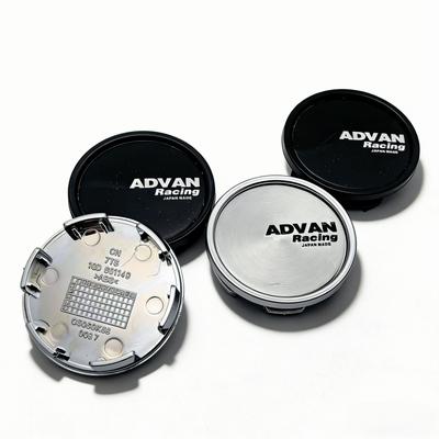 4 шт. Эмблема логотипа Advan Racing Колпачки центральных отверстий дисков автомобиля 58 мм Зажим 53 мм Колеса Колпачок ступицы Обод Колпаки ступицы Пылезащитный чехол Замена Автомобильные аксессуары