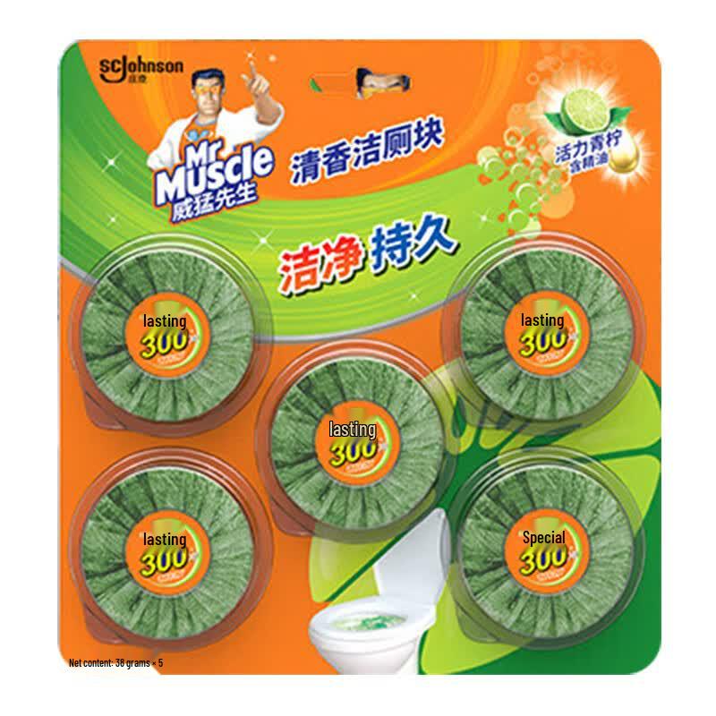Мистер. Таблетки для чистки унитаза Muscle Blue Bubble