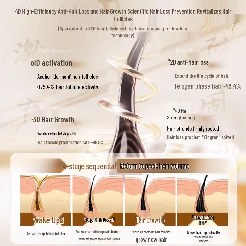 Корейский шампунь против выпадения волос с имбирем и пятью злаками