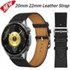 Кожаный ремешок 20 мм 22 мм для Samsung Galaxy Watch 7/6/5/pro/4/Classic 44 мм 40 мм Браслет Ремень Huawei GT-6-5-4-3-2-Pro 46 мм Ремешок