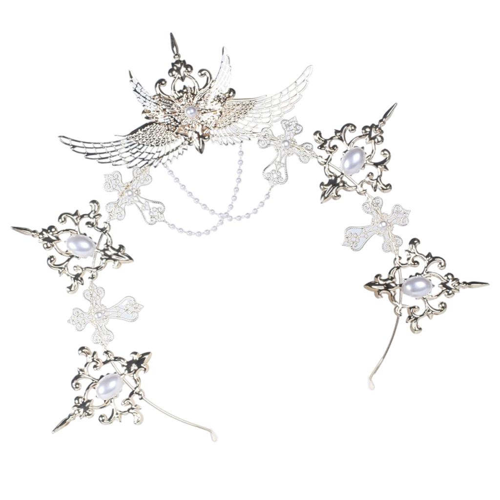 Sun Goddesses Hair Hoop Bridal Wedding Headwear Elegant Delicate Hair Band for Women and Girls