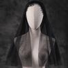 Стильная винтажная вуаль-мантилья, кружевная вуаль для Латинской мессы, испанский головной убор для католической часовни, свадебная вуаль