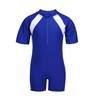 Детский консервативный слитный купальник с быстрой сушкой - С коротким рукавом, водонепроницаемый, для мальчиков и девочек - Размеры от малышового до юношеского