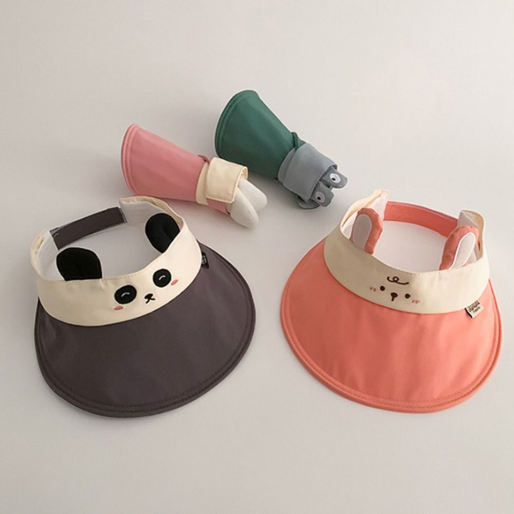 Korean Style Baby Sun Hat Anti UV Children Sunshade Hat Cute Kids Empty Top Cap Summer