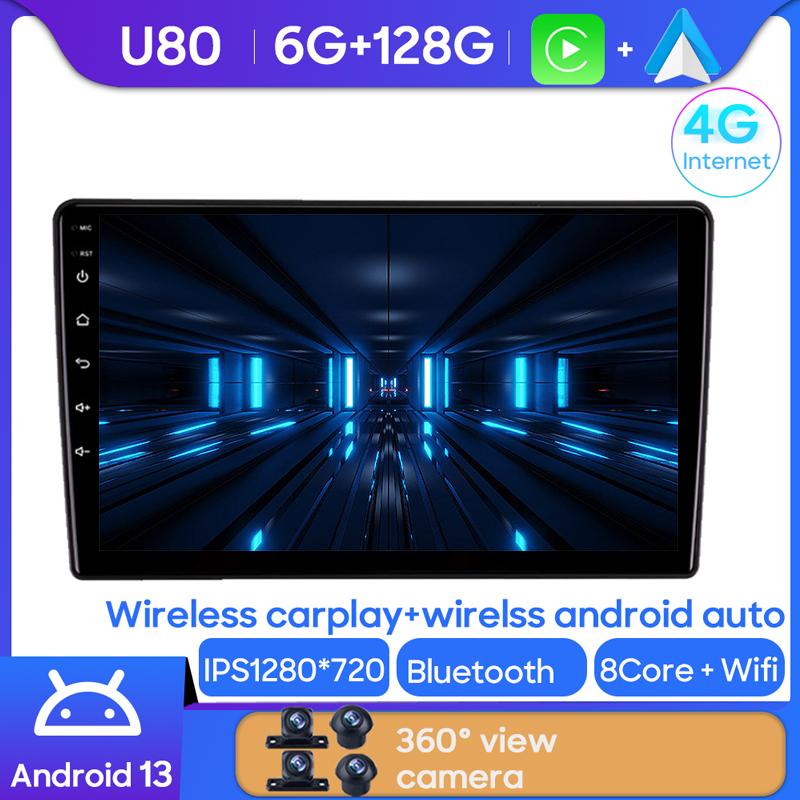 Android Мультимедиа Для Opel Vectra 3 C 2002 - 2008 Автомобильный Стерео Процессор Радио QLED Плеер Навигация Carplay Авто HDR Камера WIFI Экран