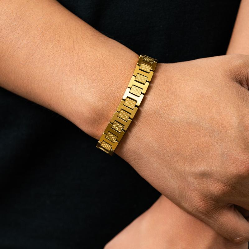 Fashion Stainless Steel Bracelet for Men and Women Anti Allergy Wrist Accessory