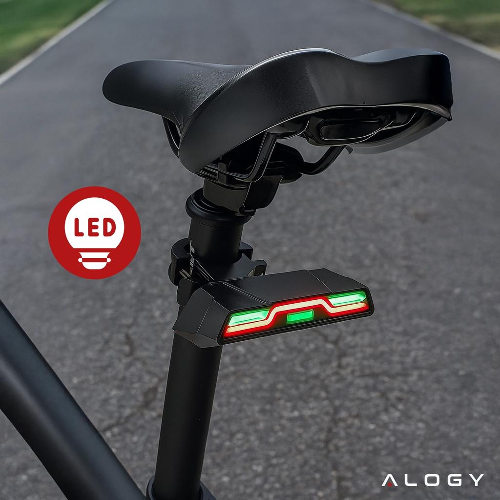 Alogy Trailflash R6 Rear Bike Light, 6 Flashing Modes, Waterproof, LED Rear Light