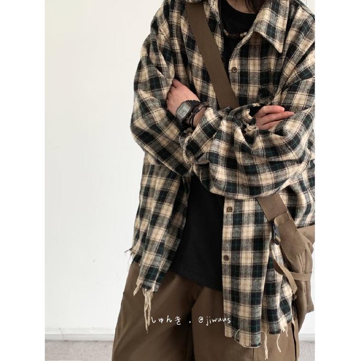 Рубашка с длинным рукавом с буквенным принтом 2024 года в японском стиле в стиле Гонконга, свободная рубашка для мальчиков, летнее модное универсальное повседневное пальто